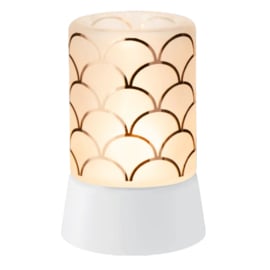 Tafel geurlamp/waxwarmer - Golden Scallops