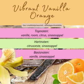 Geur smeltblokje - Vibrant Vanilla Orange