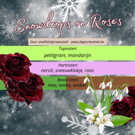 Geur smeltblokje - Snowdrops on Roses