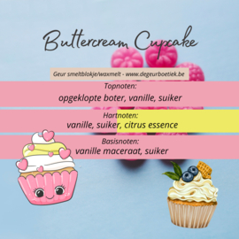 Geur smeltblokje - Buttercream Cupcake