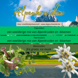 Geur smeltblokje - Alpenkruiden