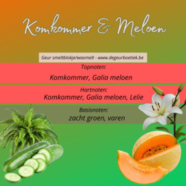 Geur smeltblokje - Komkommer & Meloen