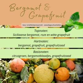 Geur smeltblokje - Bergamot & Grapefruit