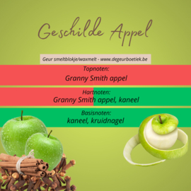 Geur smeltblokje - Apple Peeling