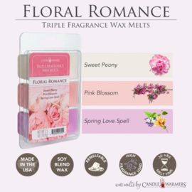 6-pack geur smeltblokjes - Floral Romance Triple