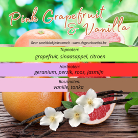 Geur smeltblokje - Pink Grapefruit & Vanilla