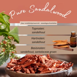 Geur smeltblokje -  Pure Sandalwood