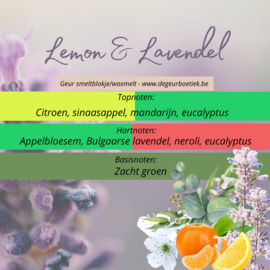 Geur smeltblokje - Lemon & Lavendel