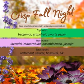 Geur smeltblokje - Crisp Fall Night