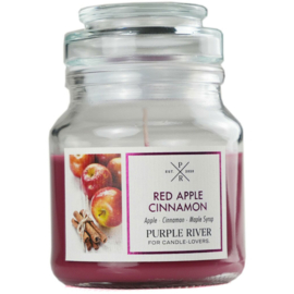 Purple River artisanale geurkaars - Red Apple Cinnamon - 113g