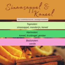 Geur smeltblokje - Sinaasappel & Kaneel