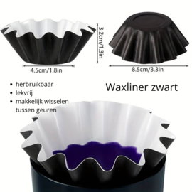 Waxliners - inlays voor geurlampen en -branders - wit/zwart