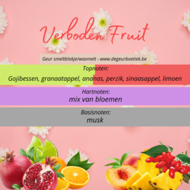 Geur smeltblokje - Verboden Fruit