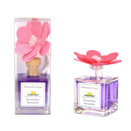 Geurolie met geurverspreider bloem - Lavendel