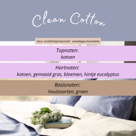Geur smeltblokje - Clean Cotton