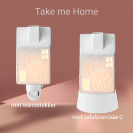 Wand geurlamp/waxwarmer - Take me Home