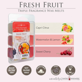 6-pack geur smeltblokjes - Fresh Fruit Triple