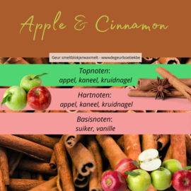 Geur smeltblokje - Apple & Cinnamon