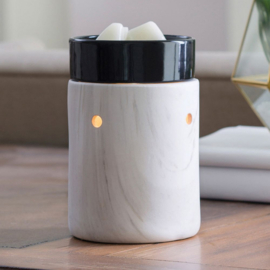 Geurlamp en waxwarmer - White Marble