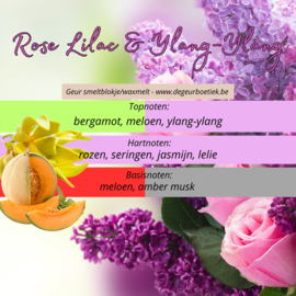 Geur smeltblokje - Rose Lilac & Ylang-Ylang