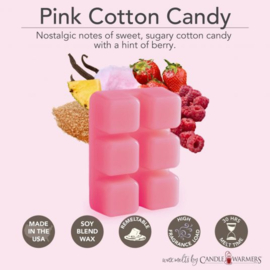 6-pack geur smeltblokjes - Pink Cotton Candy