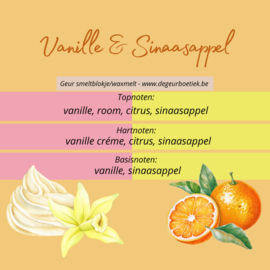 Geur smeltblokje - Vanille & Sinaasappel