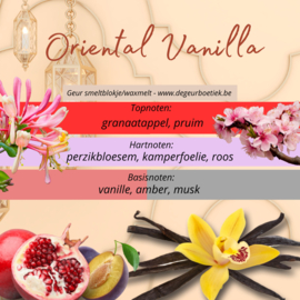 Geur smeltblokje - Oriëntal Vanilla (vanille)