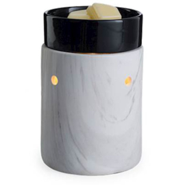 Geurlamp en waxwarmer - White Marble