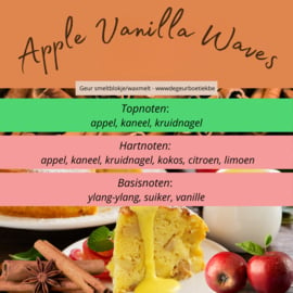 Geur smeltblokje - Apple Vanilla Waves