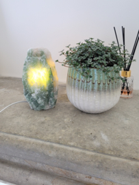 Groene kwarts lamp