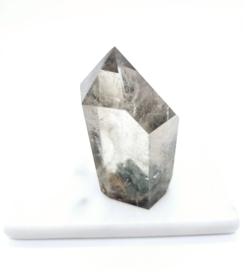Lodoliet punt - Garden quartz (groter stuk)
