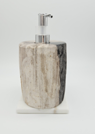 Versteend Hout Zeepdispenser (zie filmpje)