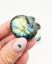 Labradoriet handsteen/broekzaksteen