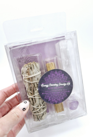 Energie reiniging smudge set