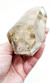 Lodoliet punt - Garden quartz (groot stuk)