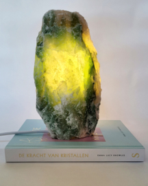 Groene kwarts lamp