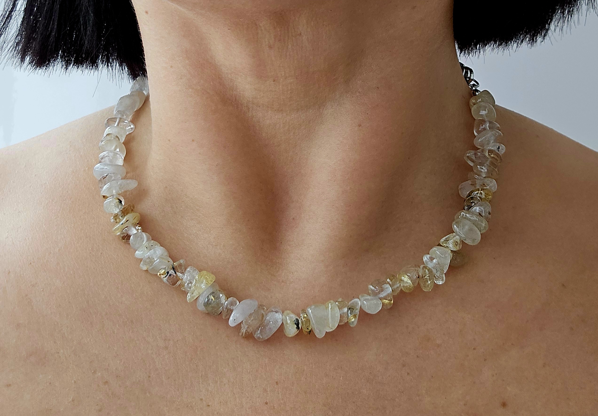 Rutielkwarts ketting met slotje