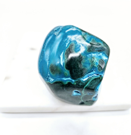 Malachiet met Chrysocolla (zie filmpje)