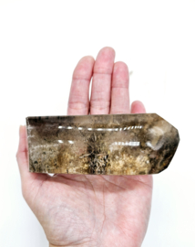 Lodoliet punt - Garden quartz (groot stuk)