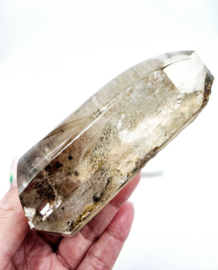 Lodoliet punt - Garden quartz (groot stuk)