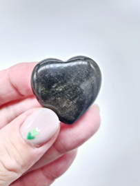 Goud Obsidiaan Hartje 3cm