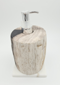Versteend Hout Zeepdispenser (zie filmpje)