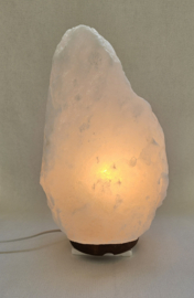 Himalayazout zoutlamp Wit 10-12 kilo (zie filmpje)