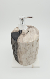 Versteend Hout Zeepdispenser (zie filmpje)