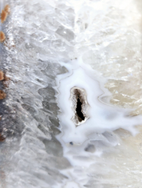 Druzy Agaat lamp (zie filmpje)