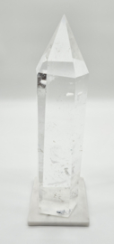 Bergkristal punt XL 6 zijdig (zie filmpje)