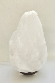 Himalayazout zoutlamp Wit 10-12 kilo (zie filmpje)