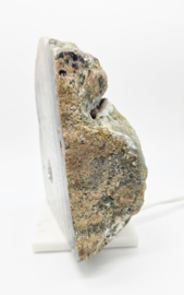 Agaat Lamp met Druzy (zie filmpje)