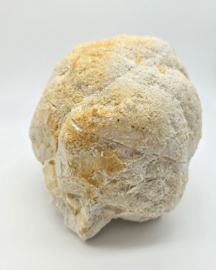 Bergkristal Kwarts Geode uit Marokko (2 helften) 2,379kg Zie Filmpje