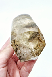 Lodoliet punt - Garden quartz (groot stuk)